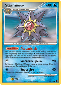 Starmie 050/119 — L’Ascesa dei Rivali (Italian Pokémon TCG card)
