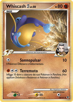Whiscash E4 054/119 — L’Ascesa dei Rivali (Italian Pokémon TCG card)