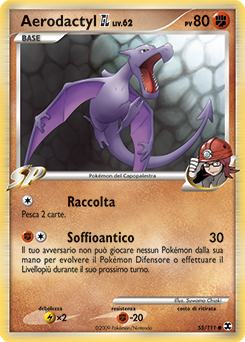 Aerodactyl GL 055/119 — L’Ascesa dei Rivali (Italian Pokémon TCG card)
