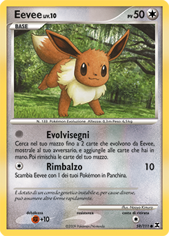 Eevee 059/119 — L’Ascesa dei Rivali (Italian Pokémon TCG card)