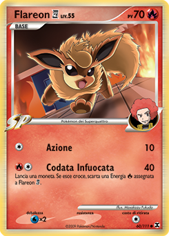 Flareon E4 060/119 — L’Ascesa dei Rivali (Italian Pokémon TCG card)