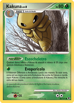 Kakuna 066/119 — L’Ascesa dei Rivali (Italian Pokémon TCG card)