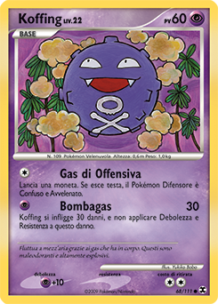 Koffing 068/119 — L’Ascesa dei Rivali (Italian Pokémon TCG card)