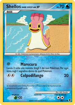 Shellos West Sea 080/119 — L’Ascesa dei Rivali (Italian Pokémon TCG card)
