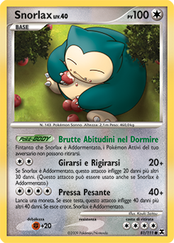 Snorlax 081/119 — L’Ascesa dei Rivali (Italian Pokémon TCG card)