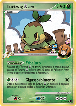 Turtwig GL 085/119 — L’Ascesa dei Rivali (Italian Pokémon TCG card)