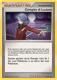 Lucian's Assignment 092/119 — L’Ascesa dei Rivali (Italian Pokémon TCG card)