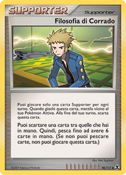 Volkner's Philosophy 098/119 — L’Ascesa dei Rivali (Italian Pokémon TCG card)