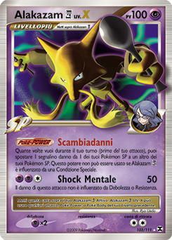 Alakazam E4 LV.X 103/119 — L’Ascesa dei Rivali (Italian Pokémon TCG card)