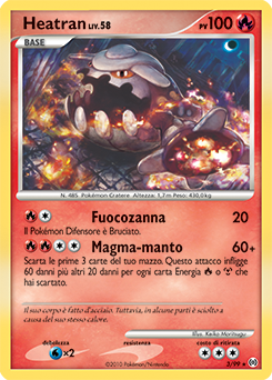Heatran 003/111 — Arceus (Italian Pokémon TCG card)