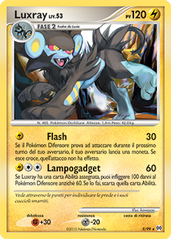 Luxray 005/111 — Arceus (Italian Pokémon TCG card)