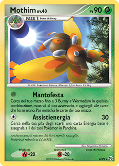 Mothim 006/111 — Arceus (Italian Pokémon TCG card)