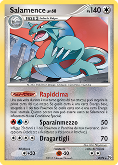 Salamence 008/111 — Arceus (Italian Pokémon TCG card)
