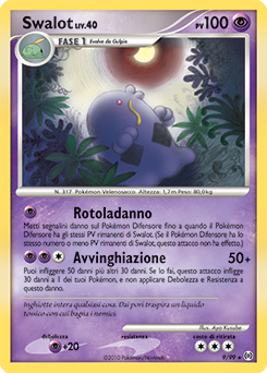 Swalot 009/111 — Arceus (Italian Pokémon TCG card)