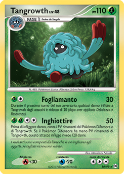 Tangrowth 010/111 — Arceus (Italian Pokémon TCG card)