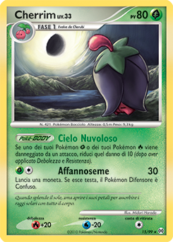 Cherrim 015/111 — Arceus (Italian Pokémon TCG card)