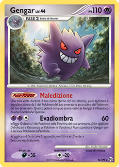 Gengar 016/111 — Arceus (Italian Pokémon TCG card)