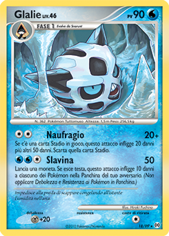 Glalie 018/111 — Arceus (Italian Pokémon TCG card)