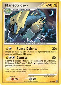 Manectric 022/111 — Arceus (Italian Pokémon TCG card)