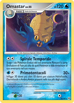 Omastar 023/111 — Arceus (Italian Pokémon TCG card)