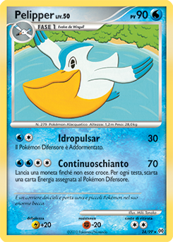 Pelipper 024/111 — Arceus (Italian Pokémon TCG card)