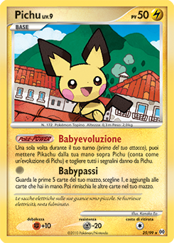Pichu 025/111 — Arceus (Italian Pokémon TCG card)