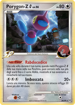 Porygon-Z G 026/111 — Arceus (Italian Pokémon TCG card)