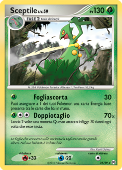 Sceptile 031/111 — Arceus (Italian Pokémon TCG card)