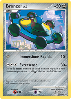 Bronzor 034/111 — Arceus (Italian Pokémon TCG card)