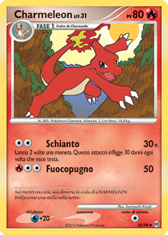 Charmeleon 035/111 — Arceus (Italian Pokémon TCG card)