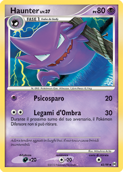 Haunter 042/111 — Arceus (Italian Pokémon TCG card)