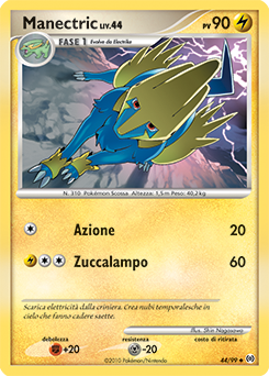 Manectric 044/111 — Arceus (Italian Pokémon TCG card)