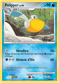 Pelipper 045/111 — Arceus (Italian Pokémon TCG card)