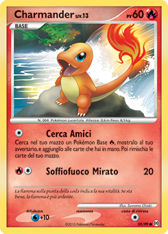 Charmander 059/111 — Arceus (Italian Pokémon TCG card)