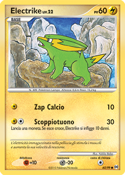 Electrike 062/111 — Arceus (Italian Pokémon TCG card)