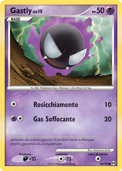 Gastly 064/111 — Arceus (Italian Pokémon TCG card)