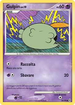 Gulpin 066/111 — Arceus (Italian Pokémon TCG card)