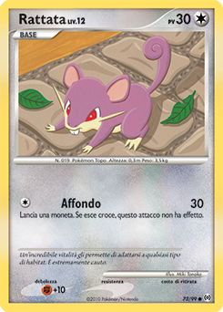 Rattata 073/111 — Arceus (Italian Pokémon TCG card)