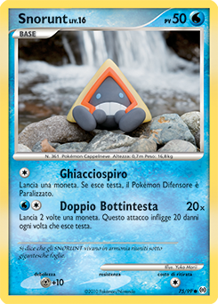 Snorunt 075/111 — Arceus (Italian Pokémon TCG card)