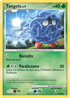 Tangela 077/111 — Arceus (Italian Pokémon TCG card)