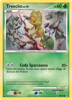 Treecko 078/111 — Arceus (Italian Pokémon TCG card)
