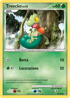 Treecko 079/111 — Arceus (Italian Pokémon TCG card)