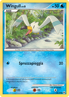 Wingull 081/111 — Arceus (Italian Pokémon TCG card)