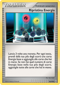 Energy Restore 086/111 — Arceus (Italian Pokémon TCG card)