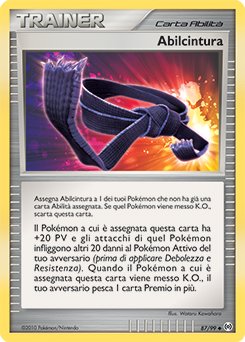 Expert Belt 087/111 — Arceus (Italian Pokémon TCG card)