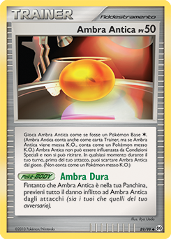 Old Amber 089/111 — Arceus (Italian Pokémon TCG card)