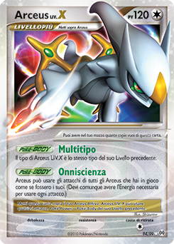 Arceus LV.X 094/111 — Arceus (Italian Pokémon TCG card)
