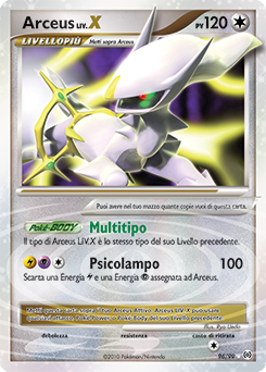 Arceus LV.X 096/111 — Arceus (Italian Pokémon TCG card)