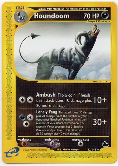 Houndoom 012 — Skyridge (Italian Pokémon TCG card)