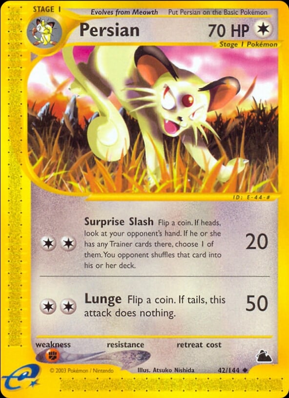 Persian 042 — Skyridge (Italian Pokémon TCG card)